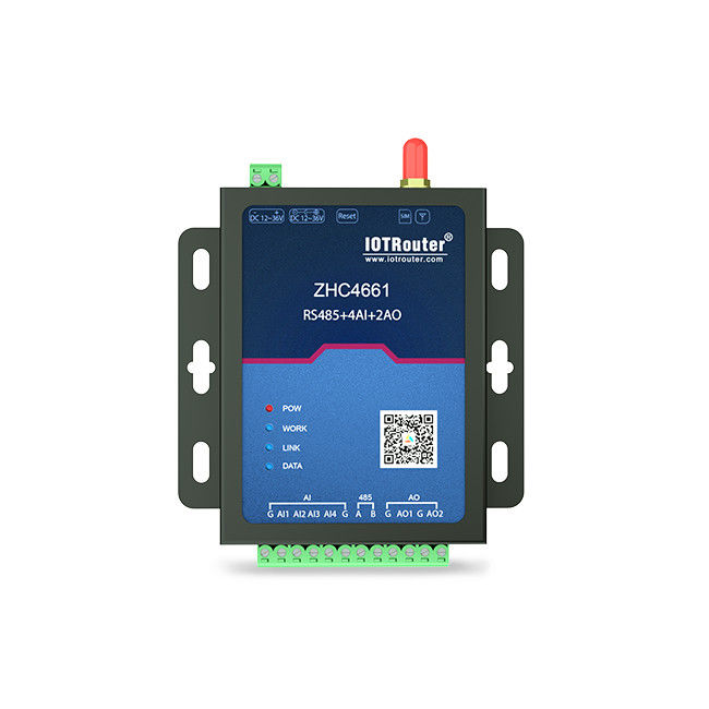 4AI 2AO 4 20 MA Controller Point To Point Modem Industrial Iot Data Logger